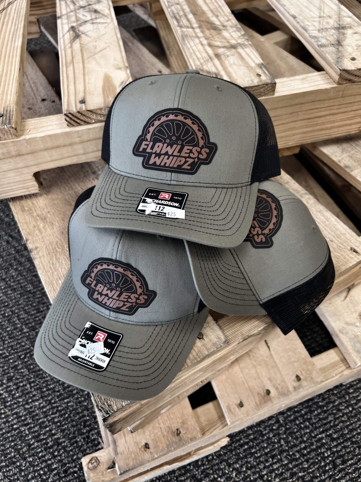 Leather 3D Trucker Hat