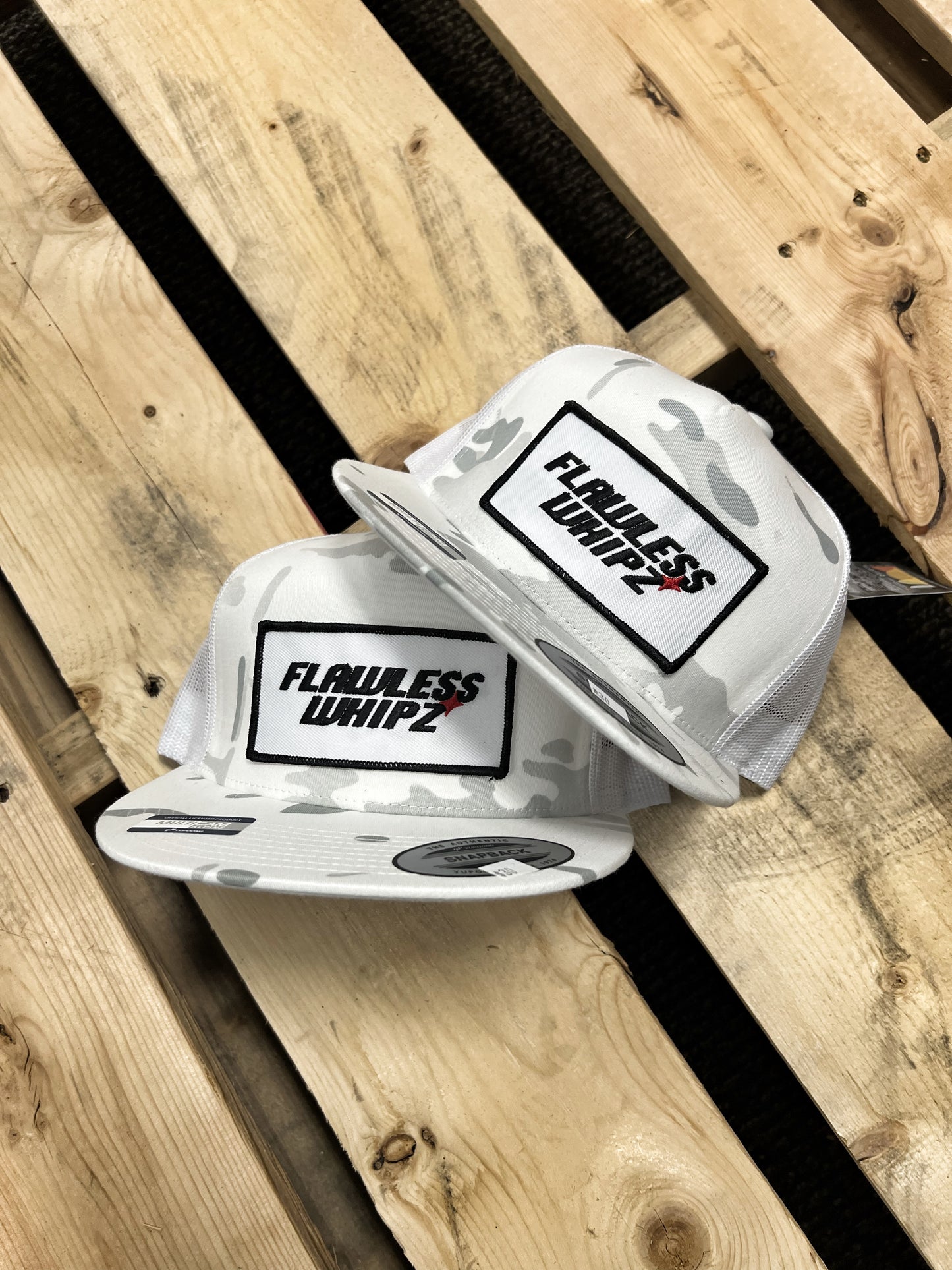 Snow Camo Flatbill (White Patch)
