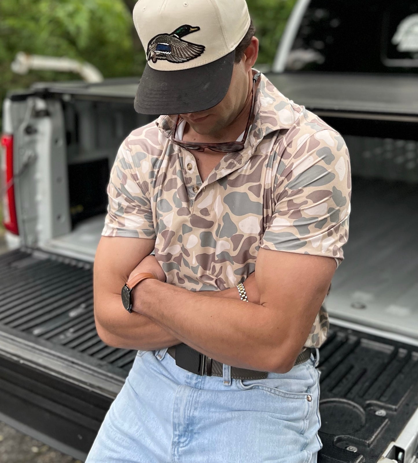Duck Camo Polo (Outdoors)