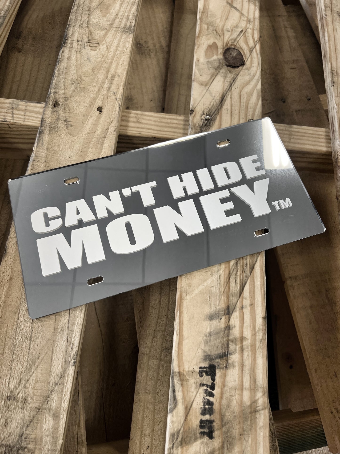 Can’t Hide Money Block Plate