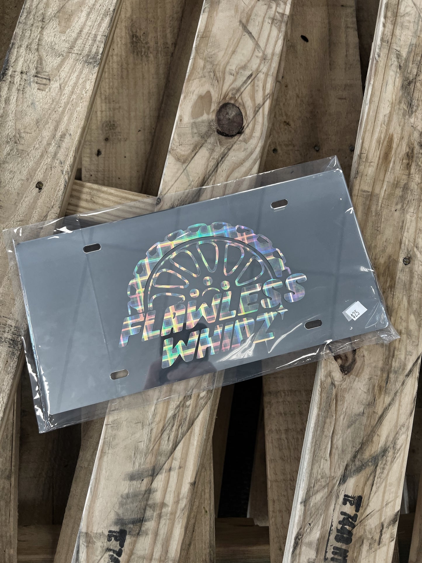 Flawless Wheel Logo Tag