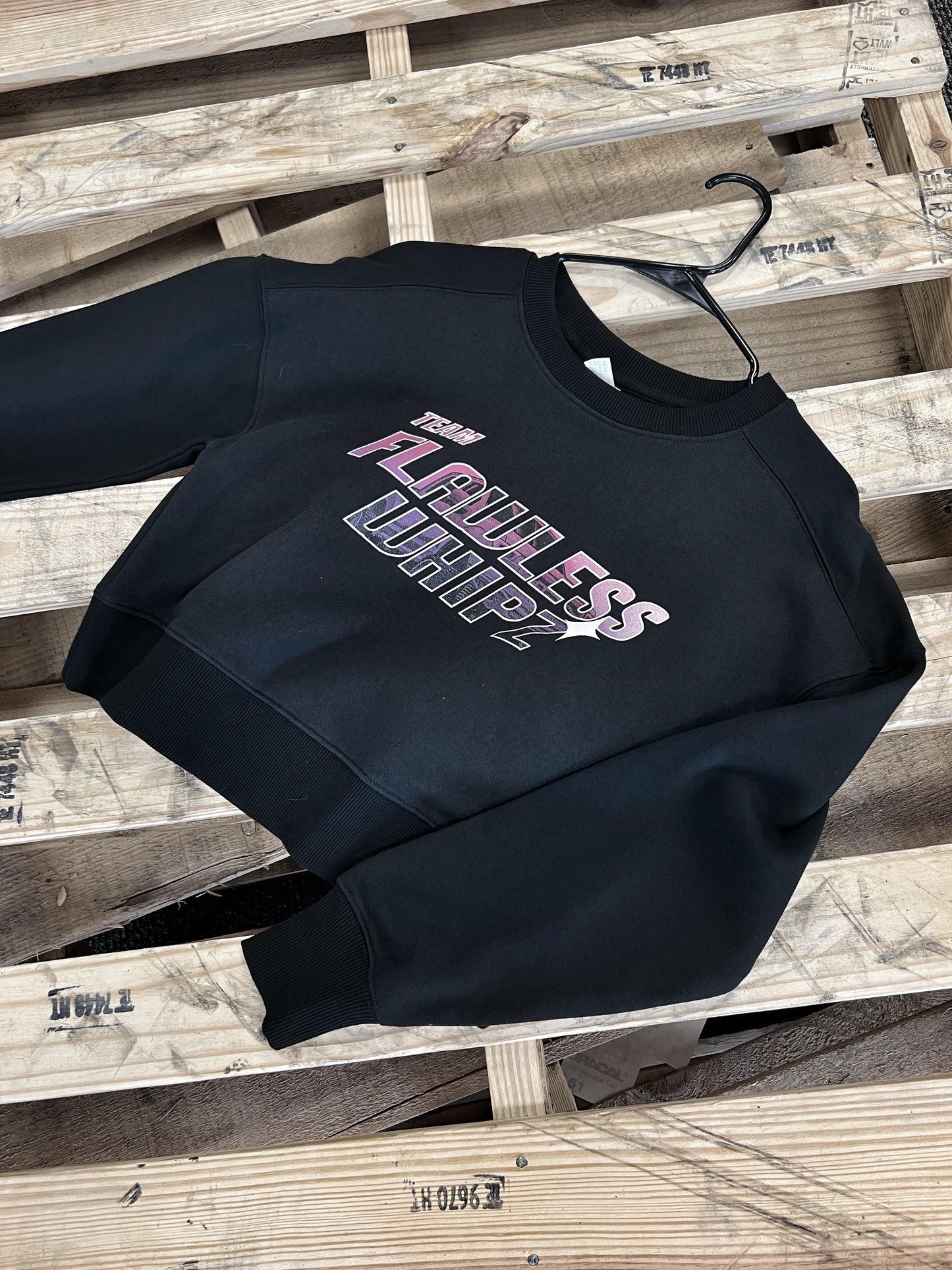 Team Flawless Crop Top Sweatshirt