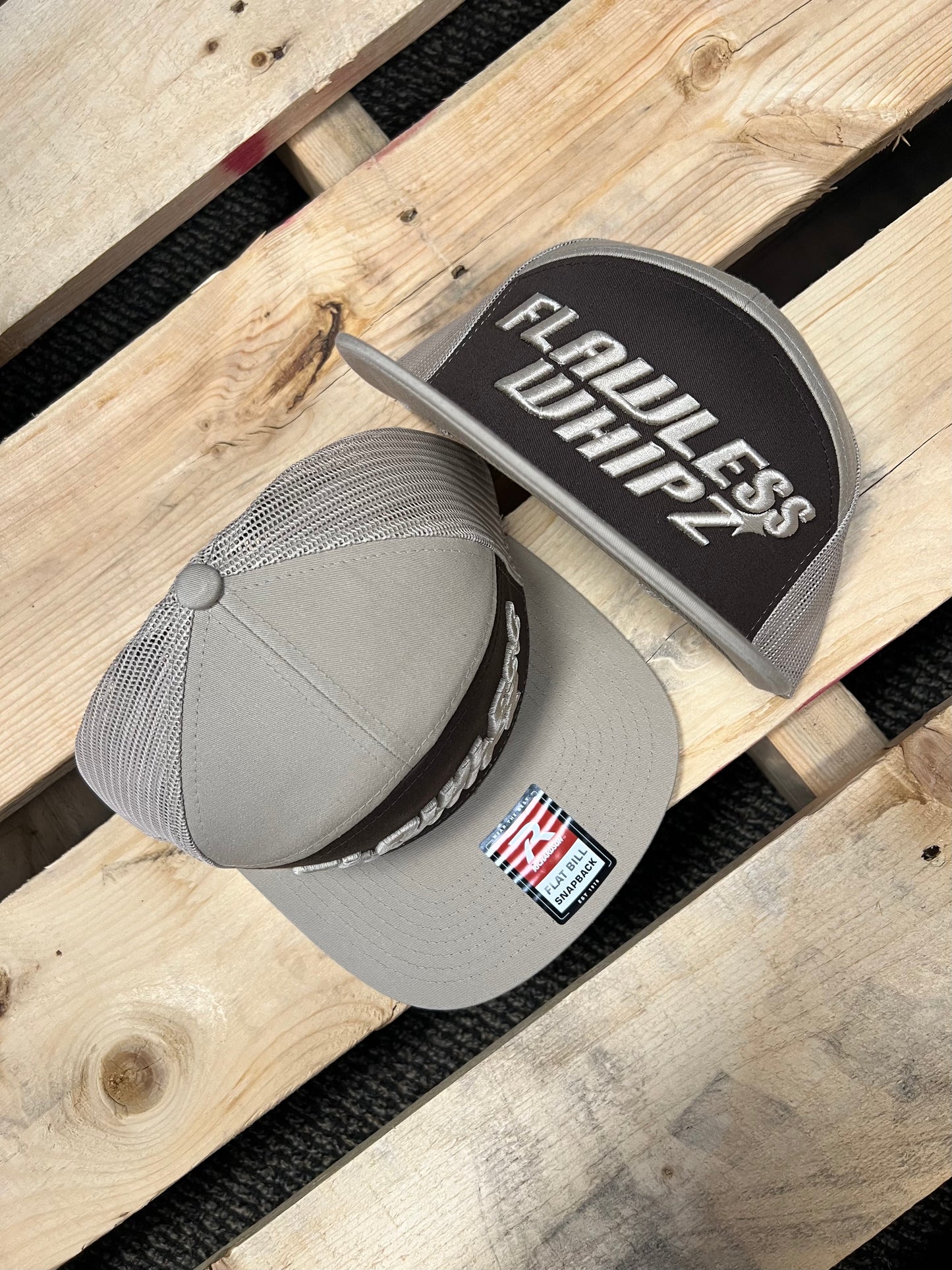 Whipz Non Wheel Embroidered Flat Bill