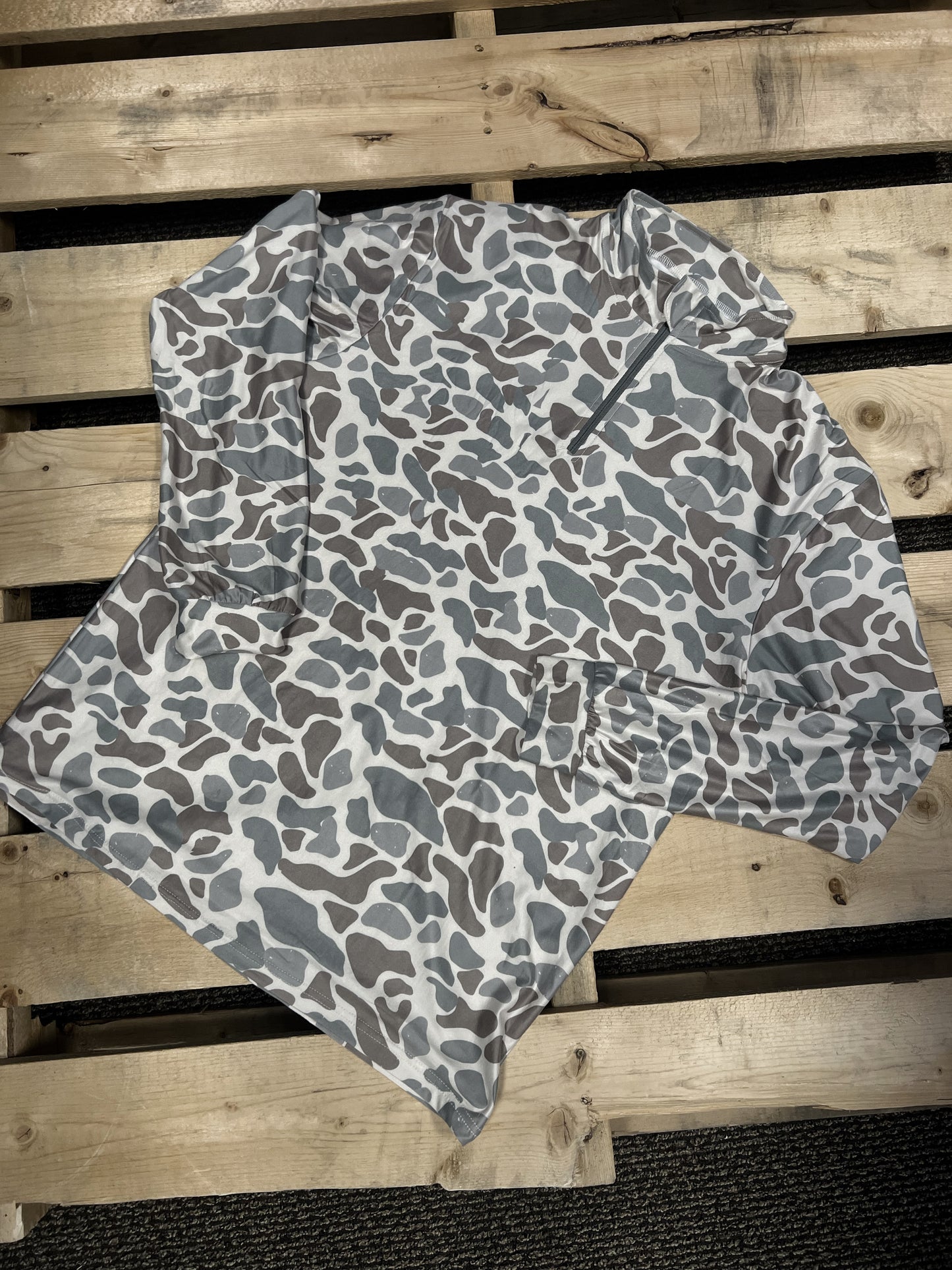 Duck Camo (Outdoors) 1/4 Zip Fleece