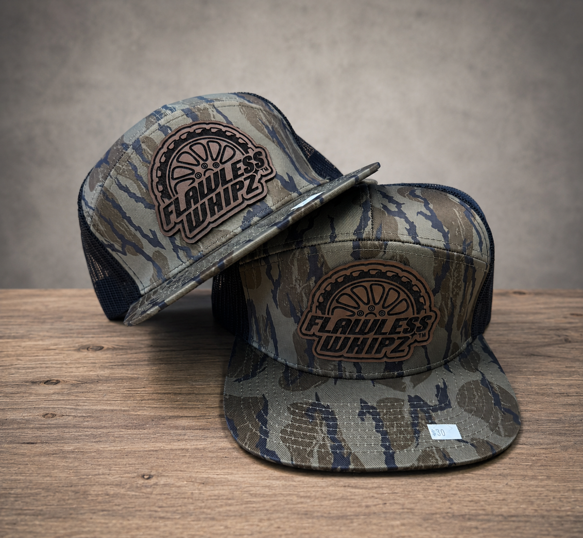 Flawless 7 Panel (Camo Edition) Wheel Logo