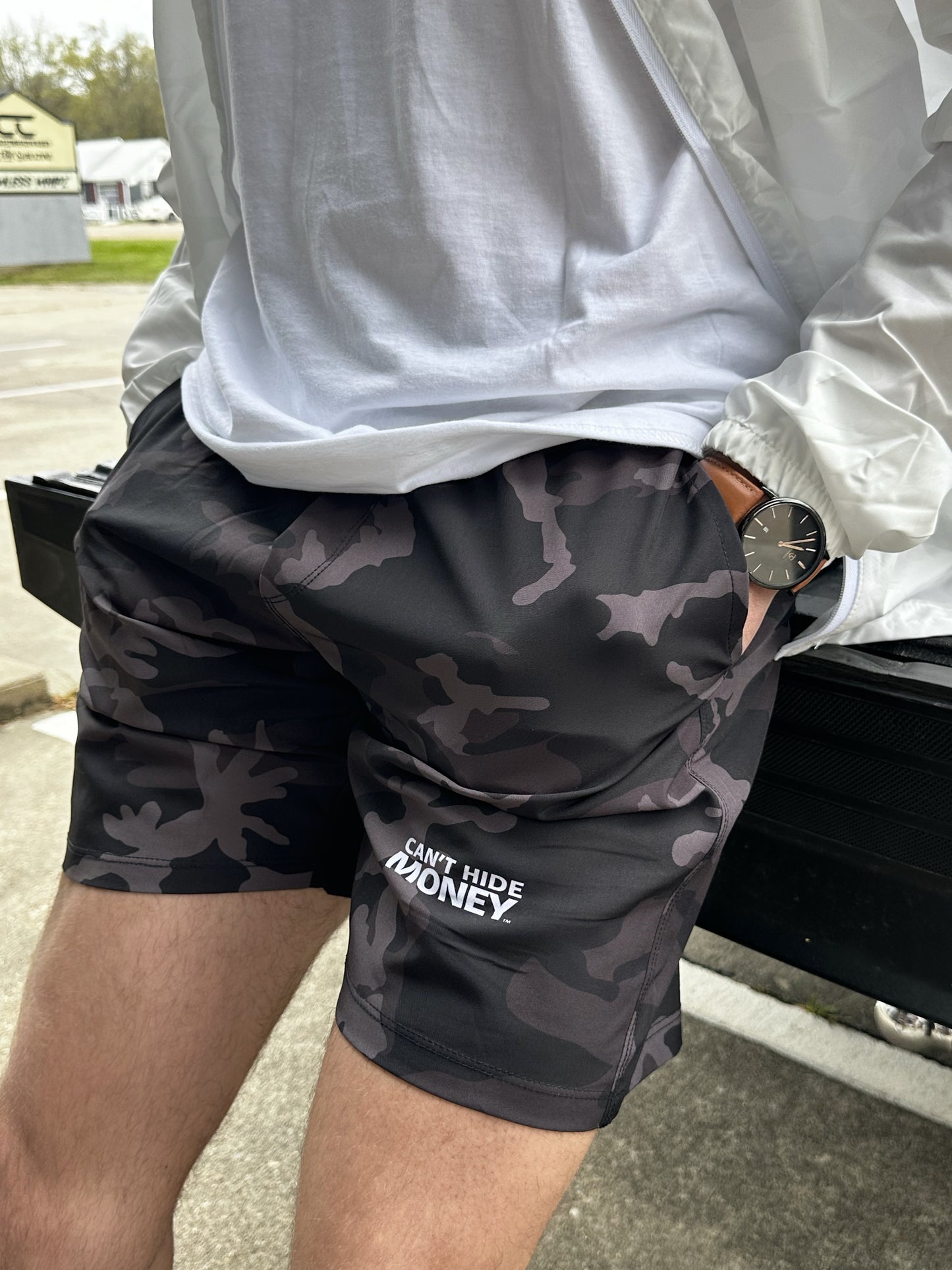 CHM Black Camo Shorts
