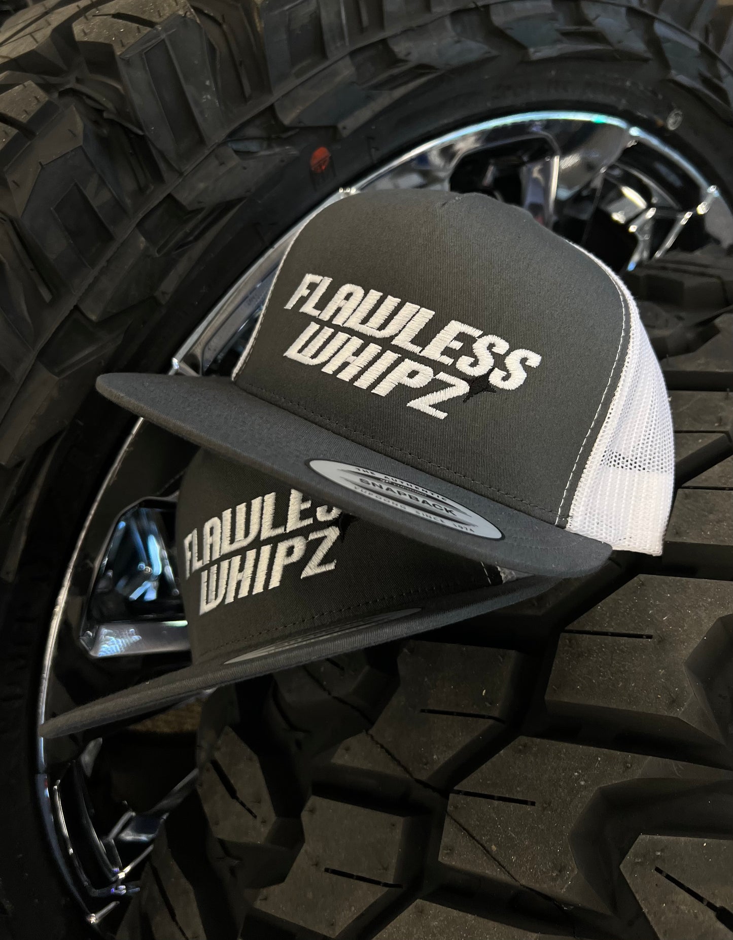 Whipz Non Wheel Embroidered Flat bill