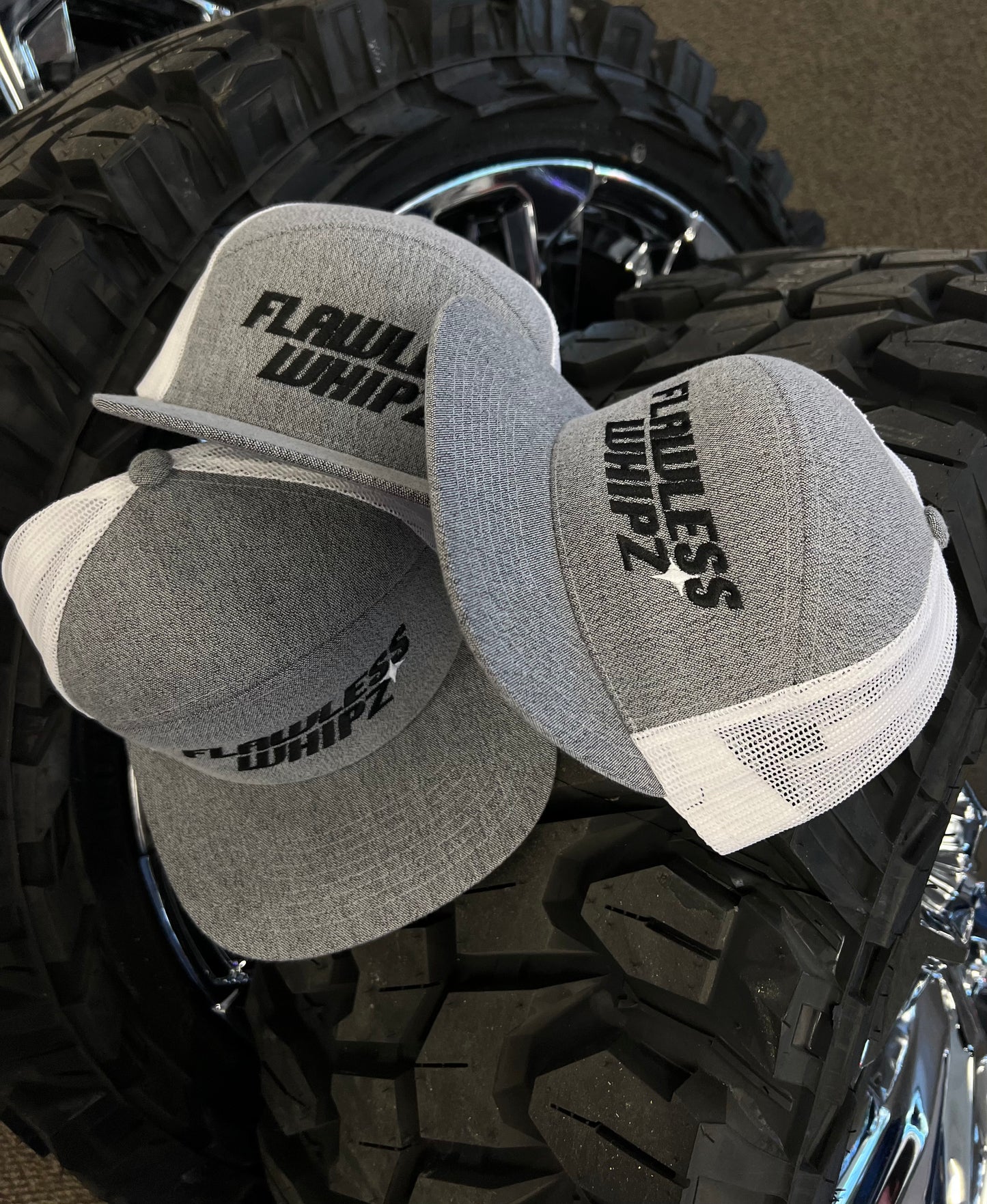 Whipz Non Wheel Embroidered Flat bill