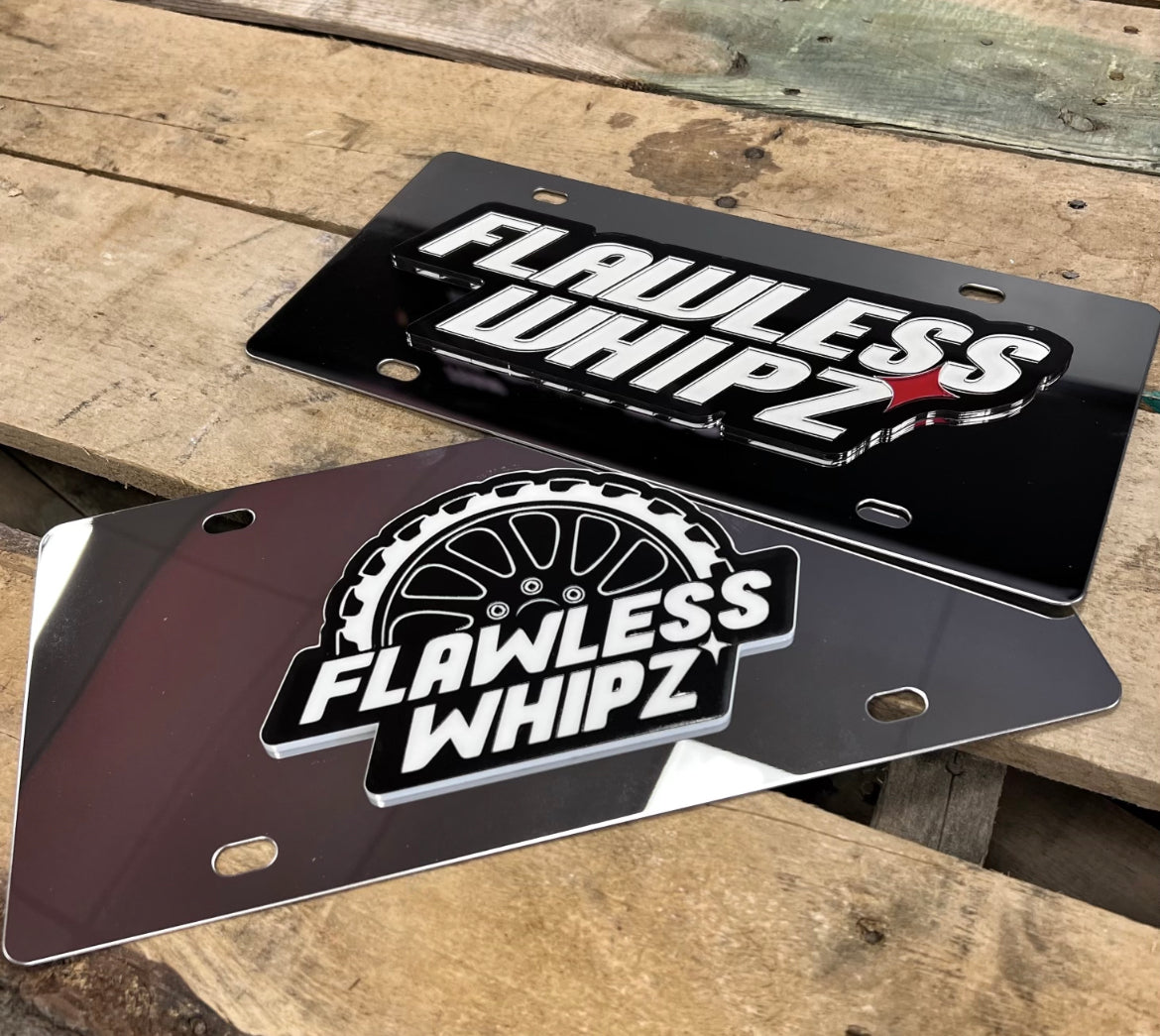 Whipz Stainless Steel Car Tag