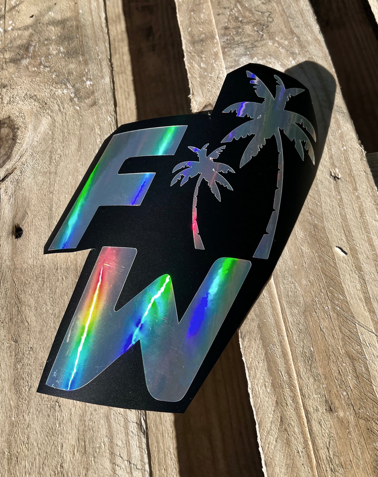 FW Palm Tree Decal