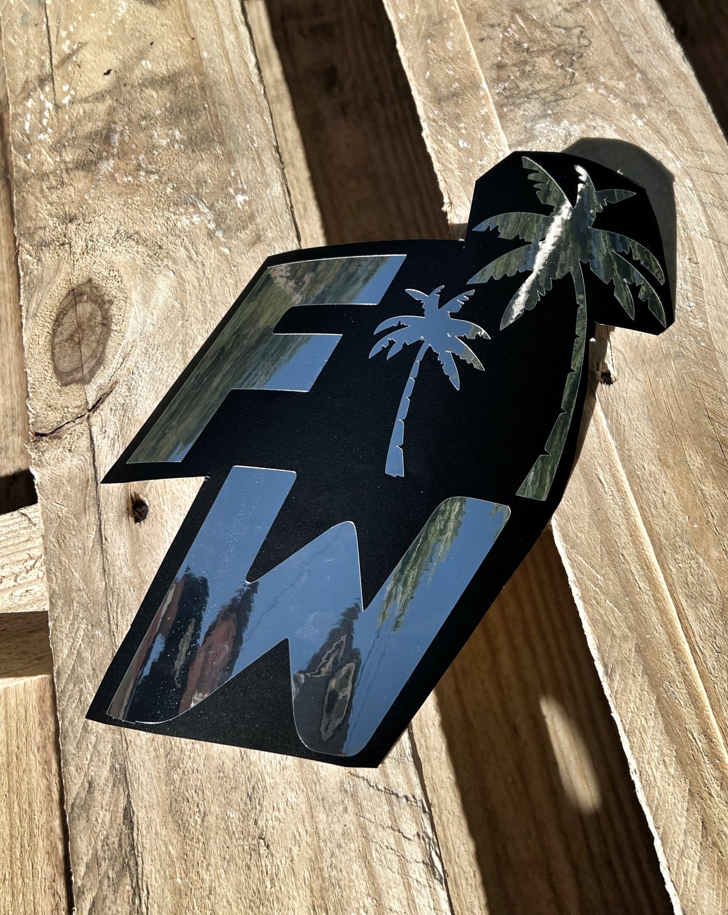 FW Palm Tree Decal