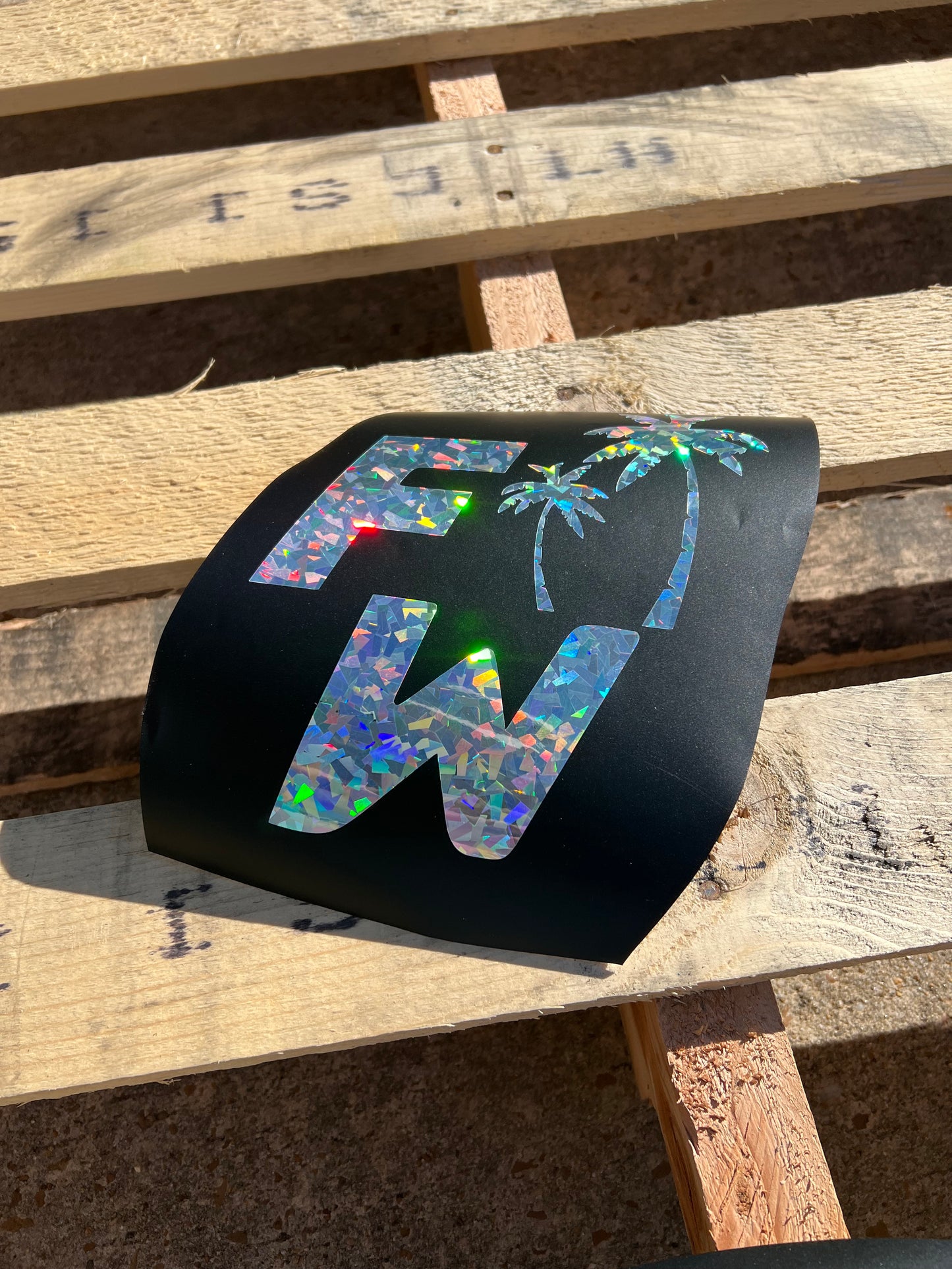 FW Palm Tree Decal
