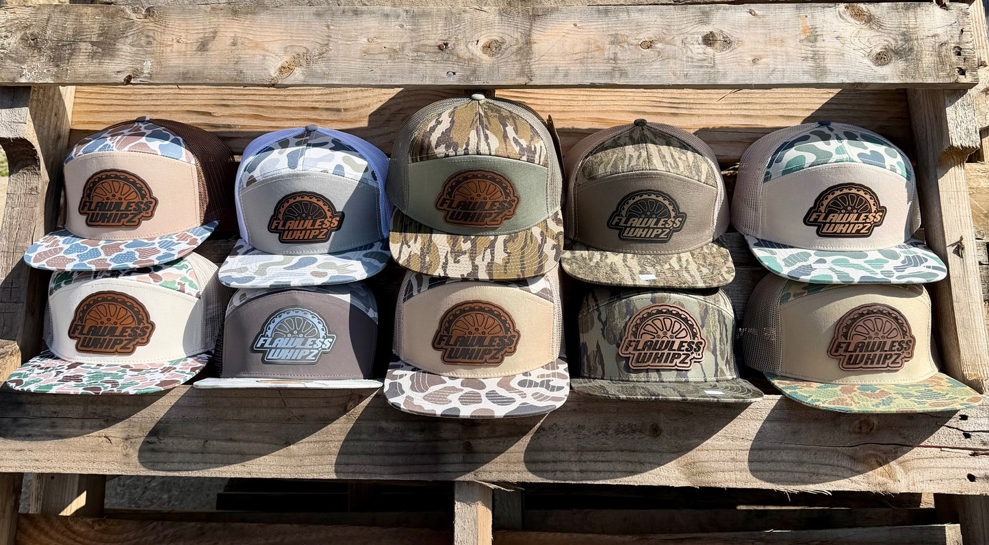 Flawless 7 Panel  (Camo Edition)  Wheel Logo