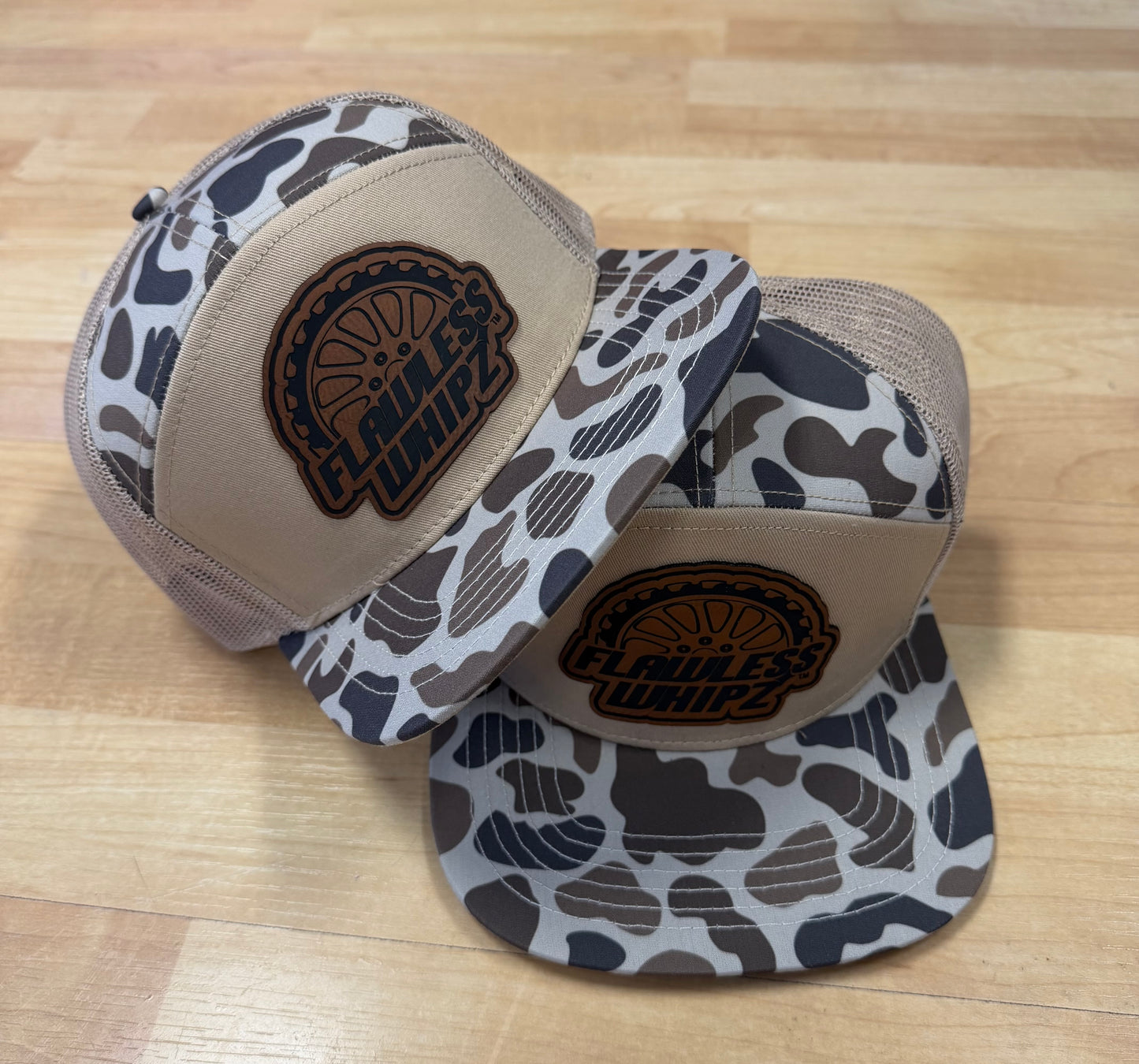 Flawless 7 Panel  (Camo Edition)  Wheel Logo