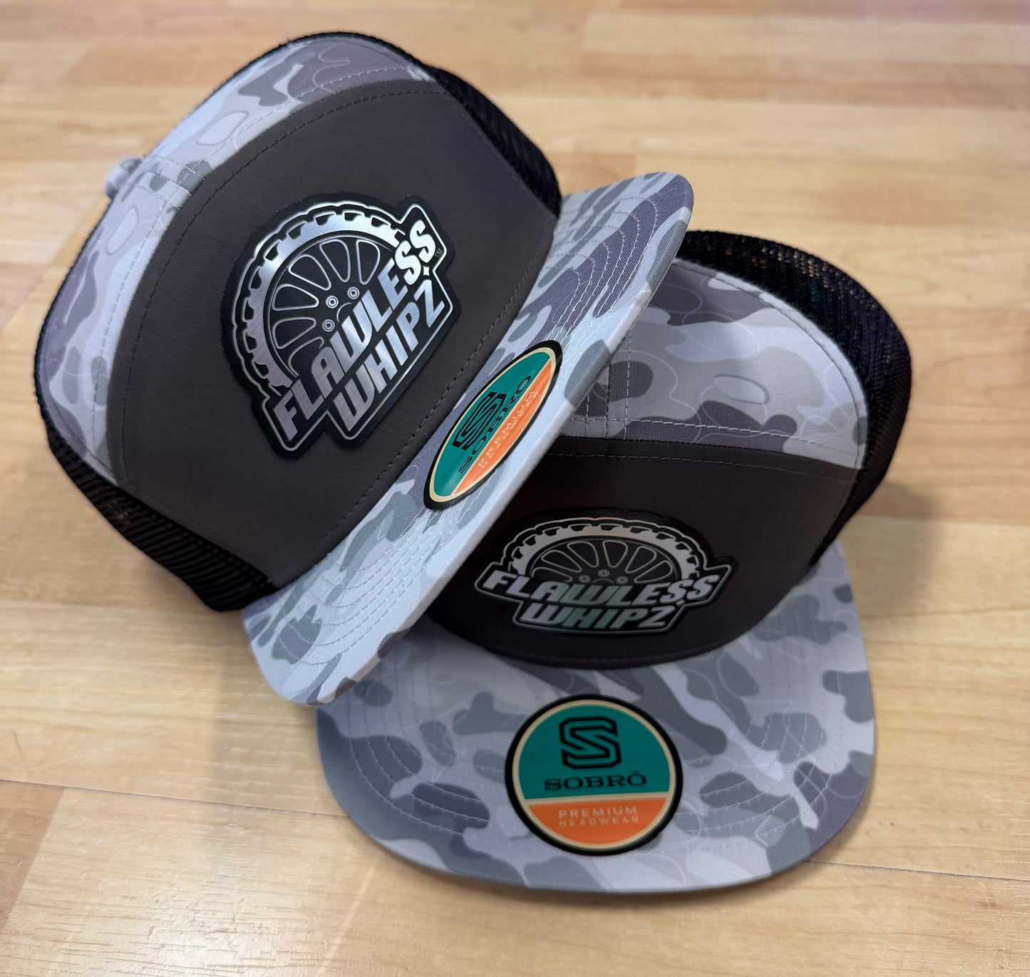 Flawless 7 Panel  (Camo Edition)  Wheel Logo