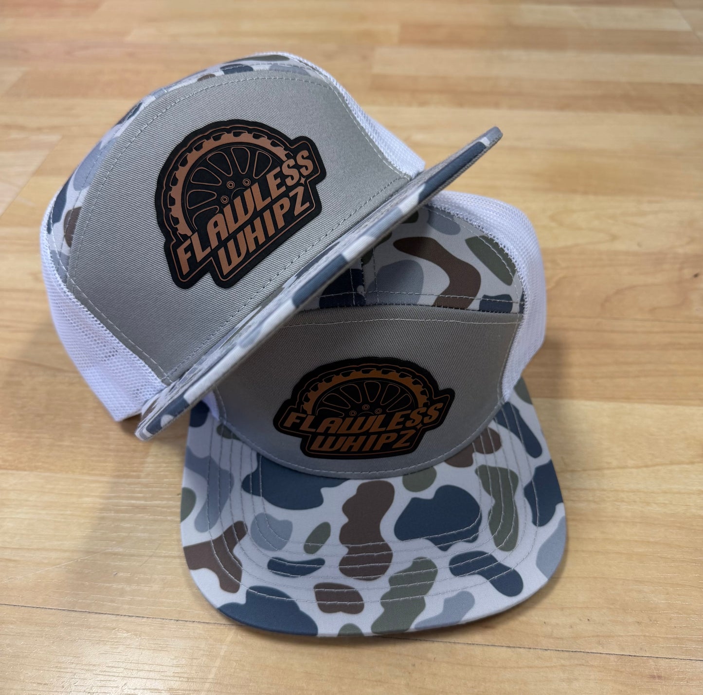 Flawless 7 Panel  (Camo Edition)  Wheel Logo