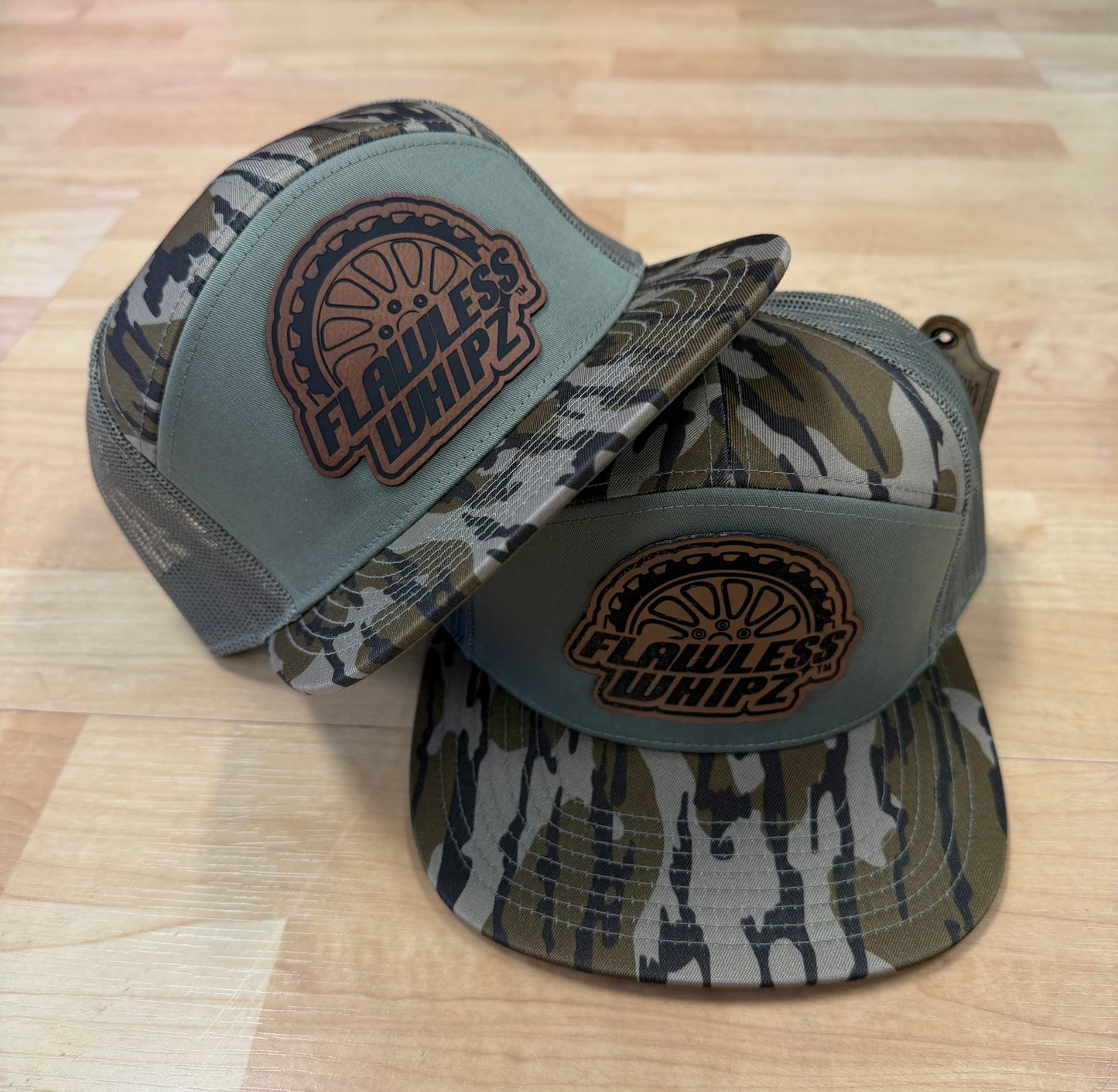 Flawless 7 Panel  (Camo Edition)  Wheel Logo