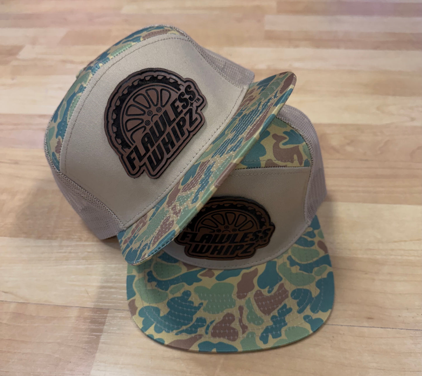 Flawless 7 Panel  (Camo Edition)  Wheel Logo