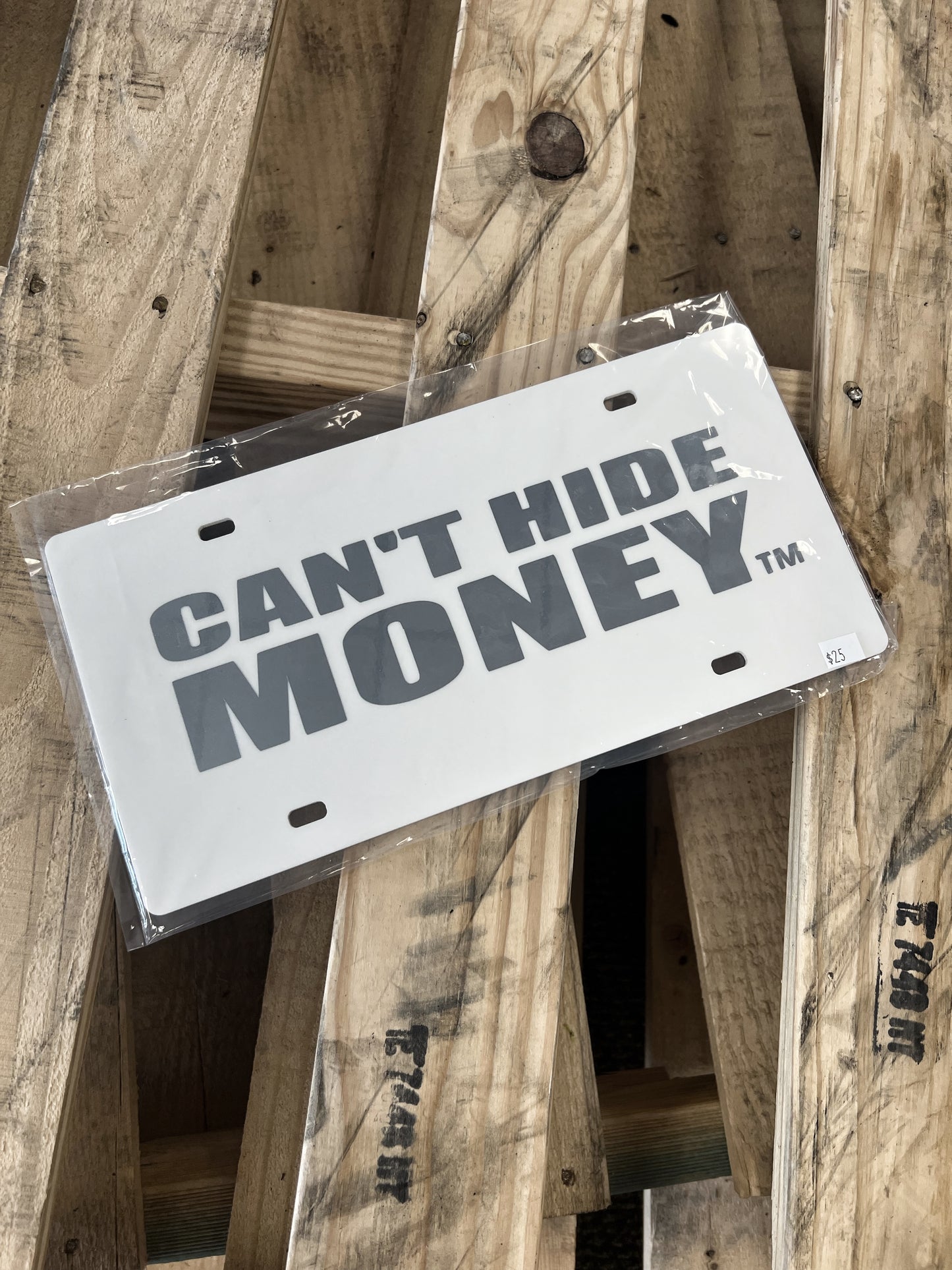 Can’t Hide Money Block Plate