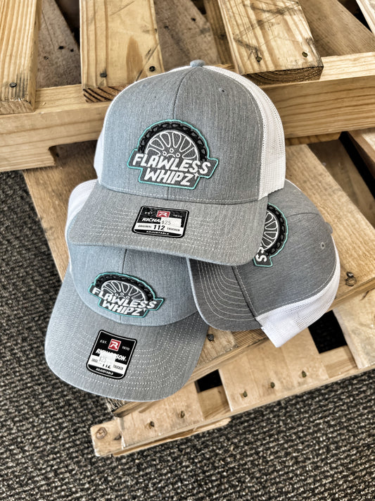 Flawless Teal Patch Curved Bill Hats