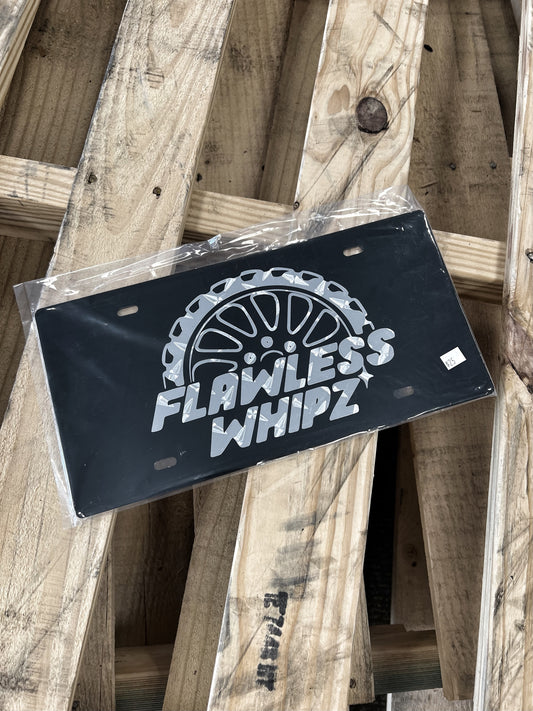 Flawless Whipz License Plate Frame
