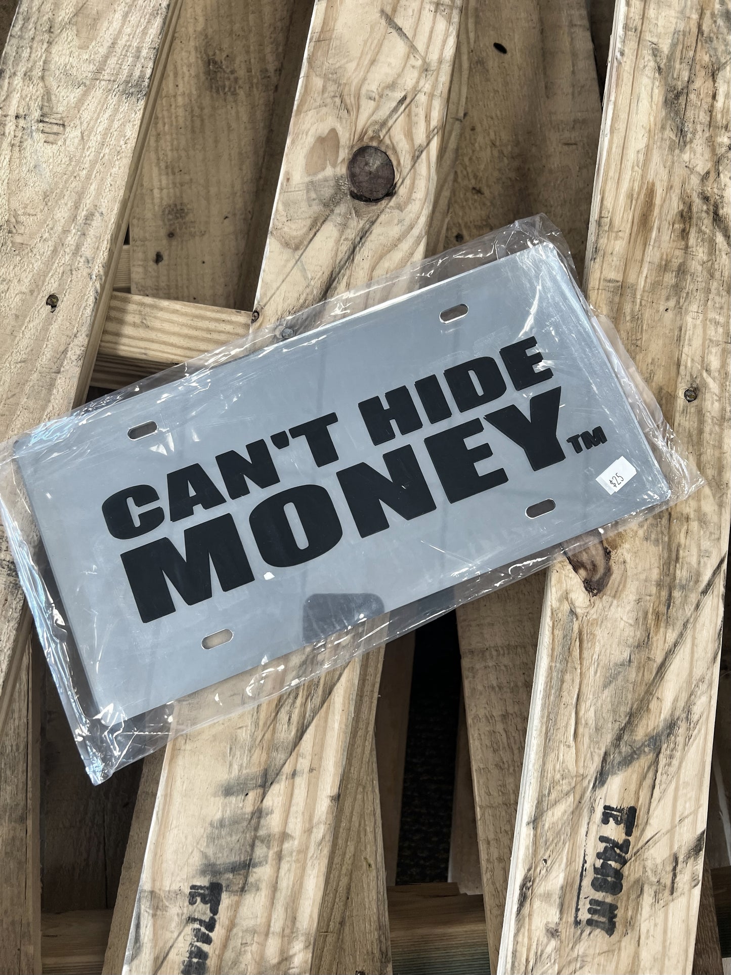 Can’t Hide Money Block Plate