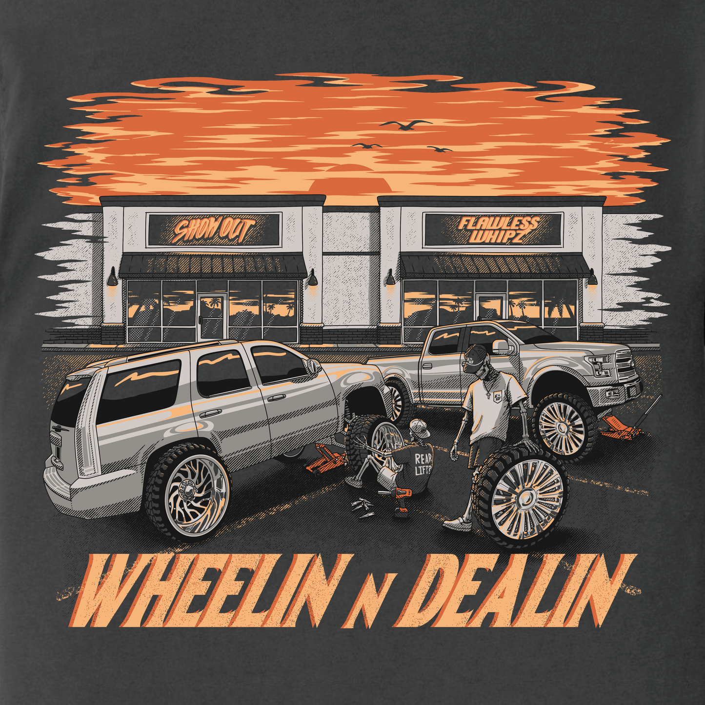 ‘PRE ORDER’ Wheelin N Dealin Tee