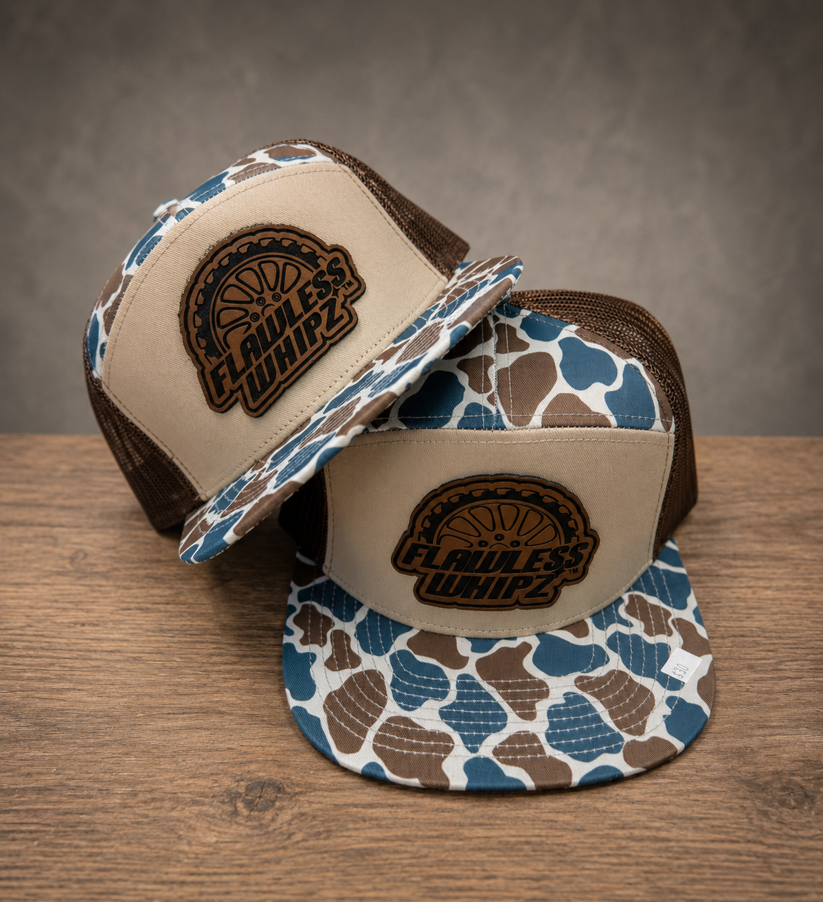 Flawless 7 Panel (Camo Edition)  Wheel Logo