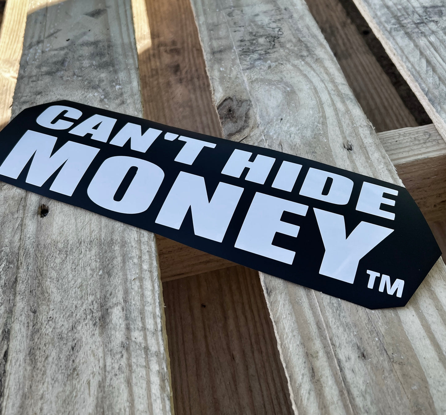 Can't Hide Money Block Decal